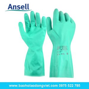 Găng tay chống hóa chất Ansell 37-175, Găng tay ansel 37-175, găng tay Sol-vex, găng tay chống hóa chất