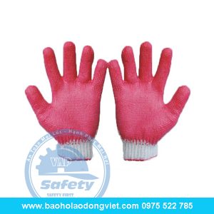 Găng tay len phủ cao su 2 mặt 50g, găng tay len, găng tay bảo hộ, găng tay bảo hộ lao động