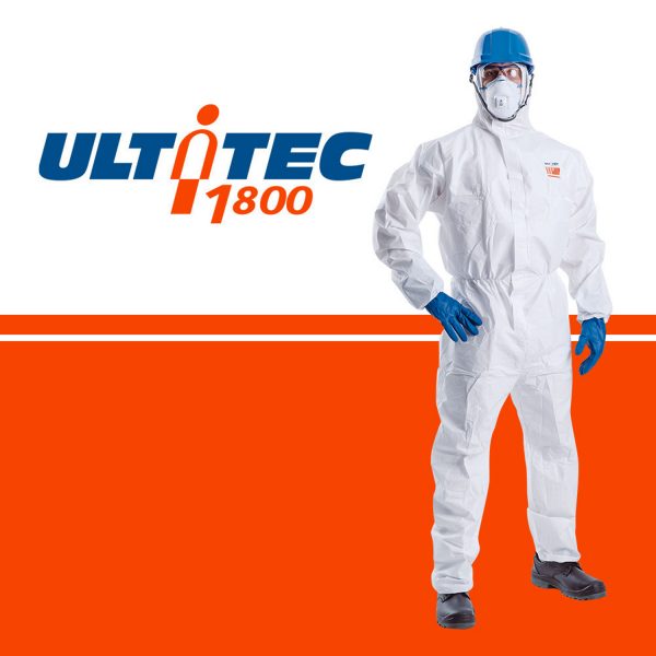 Quần áo chống hóa chất Ultitec 1800, Quần áo chống hóa chất Ultitec, áo liền quần chống hóa chất Ultitec 1800, Ultitec 1800