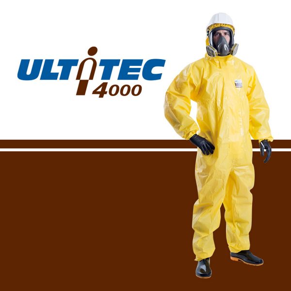 Quần áo chống hóa chất Ultitec 4000, Quần áo chống hóa chất Ultitec, áo liền quần chống hóa chất Ultitec 4000, Ultitec 4000