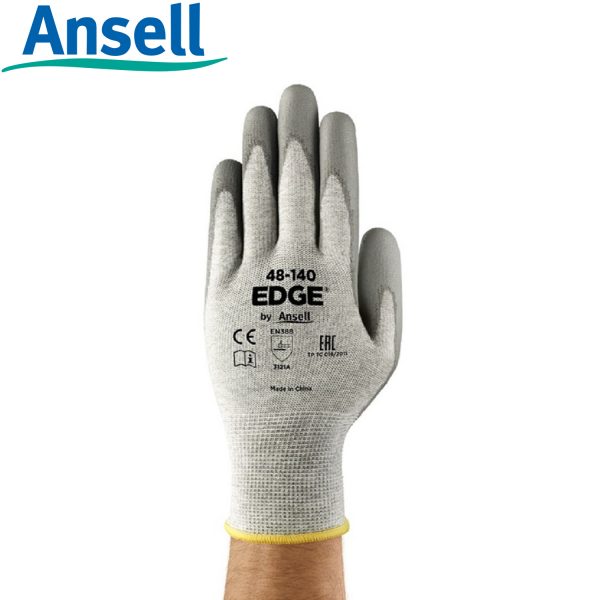 Găng tay chống cắt cấp 1 Ansell EDGE 48-140, Găng tay cơ khí đa năng Ansell EDGE 48-140, Găng tay chống cắt Ansell EDGE 48-140, Găng tay Ansell EDGE 48-140, Găng tay chịu dầu Ansell EDGE 48-140