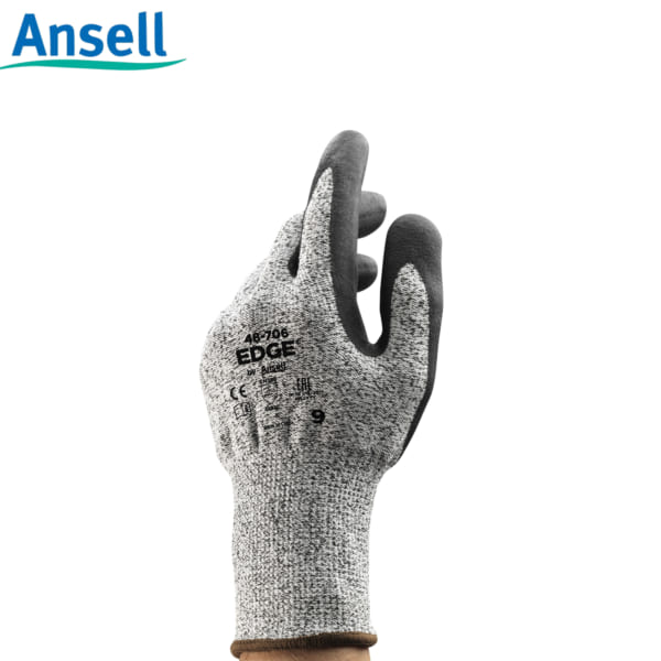 Găng tay chống cắt cấp 5 Ansell EDGE 48-706, Găng tay cơ khí đa năng Ansell EDGE 48-706, Găng tay chống cắt Ansell EDGE 48-706, Găng tay Ansell EDGE 48-701, Găng tay chịu dầu Ansell EDGE 48-706