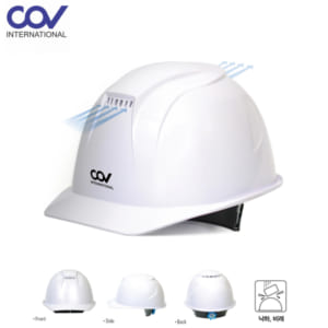 mũ bảo hộ COVH-A001, mũ bảo hộ lao động COVH-A001, mũ bảo hộ COVH-A001 có lỗ thoáng khí, mũ bảo hộ lao động COVH-A001 có lỗ thoáng khí